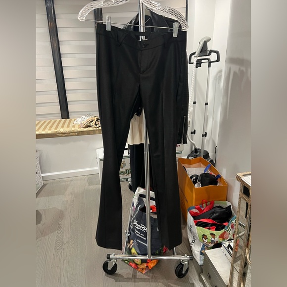 Versace Jeans Couture Black Dress Pants with Beaded Detail – Size 26 / IT 40 - Picture 1 of 5